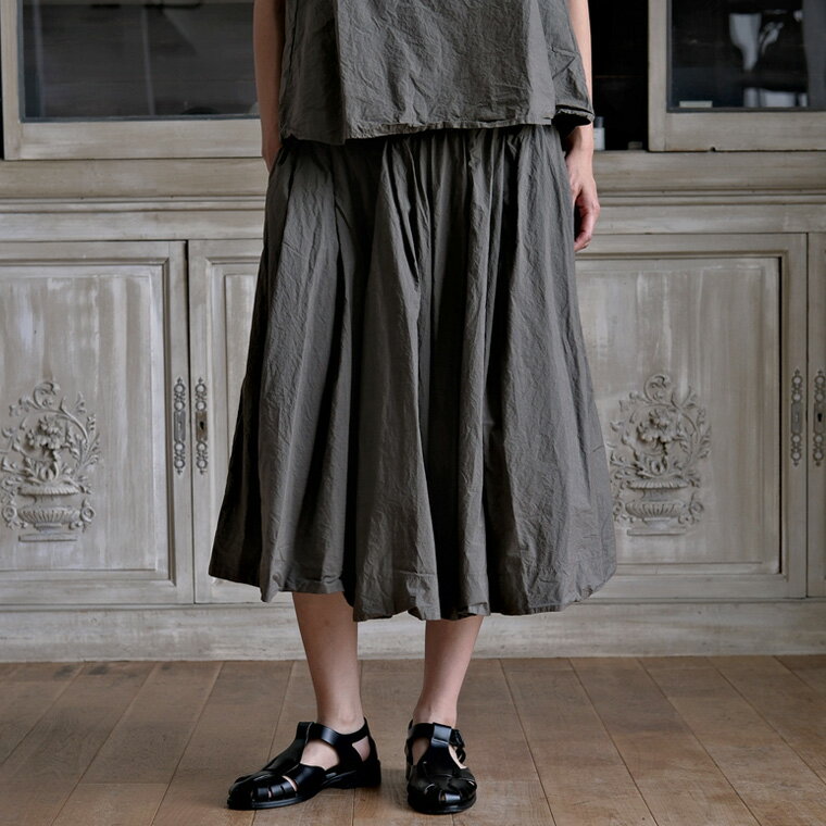 乐天商城 - ALBUM DI FAMIGLIA 26SS PLEATED SHORT SKIRT TC【全3色】