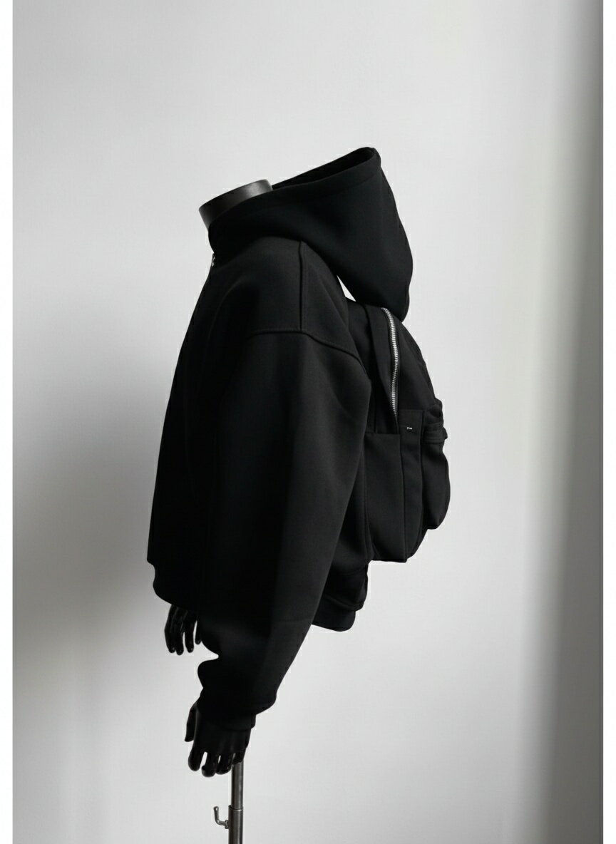 デザインのある ランドセル付き フード付き ヘビーウェイト スウェットシャツ speed lion ストリートファッション 黒 M L XL 2XL 3XL 大人 男 カジュアル トレンド 2025 年春