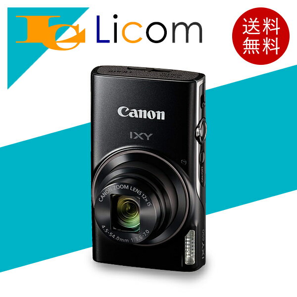 IXY DIGITAL 【数量限定】【在庫あり】Canon デジタルカメラ IXY 650 IXY650 IXY650BK 約2,020万画素 光学12倍ズーム Wi-Fi対応 デジカメ おしゃれ ブラック キヤノン