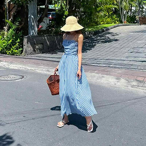 春 コーデ レディース ファッション オシャレ カワイイ シンプル きれいめ ナチュラル 上品カジュアル 婦人服 ブルー チェック柄 プリーツ ロング スカート ワンピース ドレス 旅行 衣装 春 コーデ レディース ファッション オシャレ カワイイ シンプル きれいめ ナチュラル 上品カジュアル 婦人服 ブルー チェック柄 プリーツ ロング スカート ワンピース ドレス 旅行 衣装