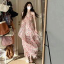 春 コーデ レディース ファッション オシャレ カワイイ シンプル きれいめ ナチュラル 上品カジュアル 婦人服 旅行 服 海辺 バカンス バケーション スカート フェアリー 花柄 ワンピース ドレス