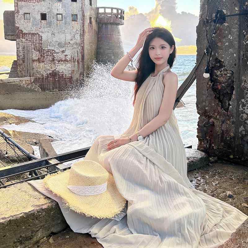 春 コーデ レディース ファッション オシャレ カワイイ シンプル きれいめ ナチュラル 上品カジュアル 婦人服 海辺 バカンス バケーション ハイエンド 旅行 フェアリー ロング スカート スーツ