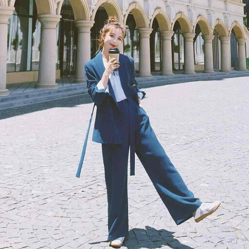 春 コーデ レディース ファッション オシャレ カワイイ シンプル きれいめ ナチュラル 上品カジュアル 婦人服 スーツ カジュアル クラシック ジャケット ワイドレッグ パンツ 春 コーデ レディース ファッション オシャレ カワイイ シンプル きれいめ ナチュラル 上品カジュアル 婦人服 スーツ カジュアル クラシック ジャケット ワイドレッグ パンツ