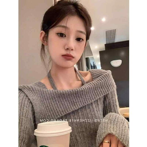 春 コーデ レディース ファッション オシャレ カワイイ シンプル きれいめ ナチュラル 上品カジュアル 婦人服 長袖 ニット トップス ホルターネック シャツ 春 コーデ レディース ファッション オシャレ カワイイ シンプル きれいめ ナチュラル 上品カジュアル 婦人服 長袖 ニット トップス ホルターネック シャツ
