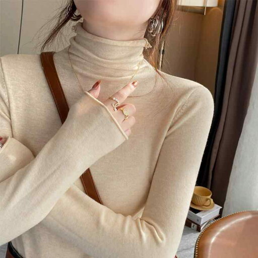 春 コーデ レディース ファッション オシャレ カワイイ シンプル きれいめ ナチュラル 上品カジュアル 婦人服 ハイネック ニット レイヤリング セーター ハイエンド スタイリッシュ スリムフィット パイル ネック 春 コーデ レディース ファッション オシャレ カワイイ シンプル きれいめ ナチュラル 上品カジュアル 婦人服 ハイネック ニット レイヤリング セーター ハイエンド スタイリッシュ スリムフィット パイル ネック