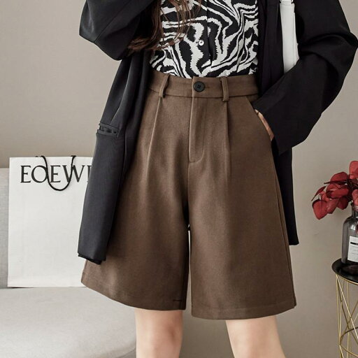 春 コーデ レディース ファッション オシャレ カワイイ シンプル きれいめ ナチュラル 上品カジュアル 婦人服 ウール スーツ パンツ ハイウエスト スリム カジュアル ワイドレッグ 五分丈 春 コーデ レディース ファッション オシャレ カワイイ シンプル きれいめ ナチュラル 上品カジュアル 婦人服 ウール スーツ パンツ ハイウエスト スリム カジュアル ワイドレッグ 五分丈