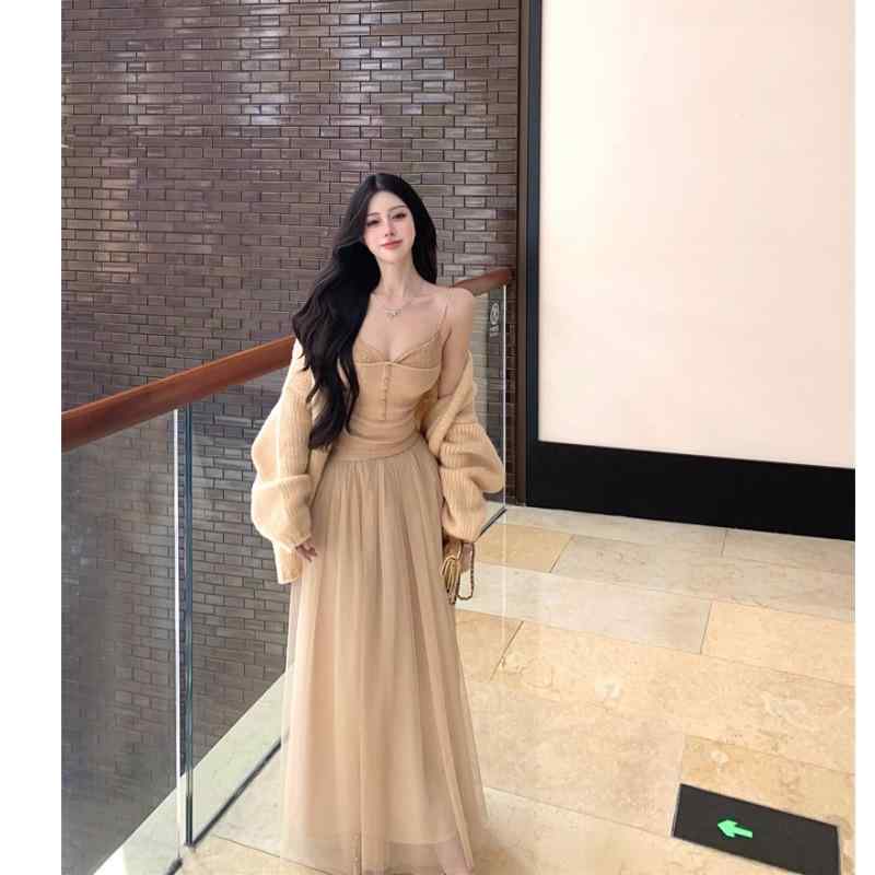 Rakuten - 春 コーデ レディース ファッション オシャレ カワイイ シンプル きれいめ ナチュラル 上品カジュアル 婦人服 ソフト ミドル丈 セーター ジャケット レース ニット ベスト ハイウエスト スーツ
