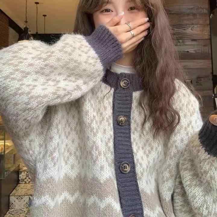 春 コーデ レディース ファッション オシャレ カワイイ シンプル きれいめ ナチュラル 上品カジュアル 婦人服 クラシック 快適 セーター ジャケット ソフト カーディガン