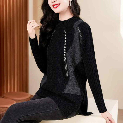 春 コーデ レディース ファッション オシャレ カワイイ シンプル きれいめ ナチュラル 上品カジュアル 婦人服 黒 襟 セーター ウェア ゆったり 防寒 トップス 春 コーデ レディース ファッション オシャレ カワイイ シンプル きれいめ ナチュラル 上品カジュアル 婦人服 黒 襟 セーター ウェア ゆったり 防寒 トップス