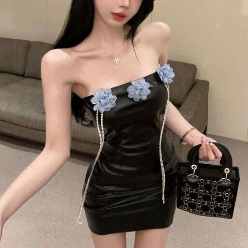 春 コーデ レディース ファッション オシャレ カワイイ シンプル きれいめ ナチュラル 上品カジュアル 婦人服 チューブ トップス 立体 フラワー チェーン タッセル 装飾 スカート 下着 スリミング PUレザー ドレス 春 コーデ レディース ファッション オシャレ カワイイ シンプル きれいめ ナチュラル 上品カジュアル 婦人服 チューブ トップス 立体 フラワー チェーン タッセル 装飾 スカート 下着 スリミング PUレザー ドレス