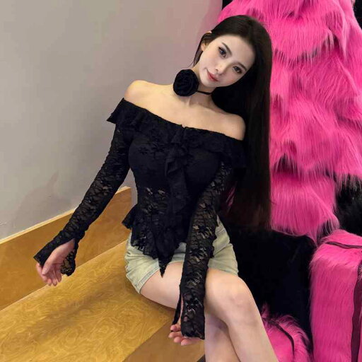 春 コーデ レディース ファッション オシャレ カワイイ シンプル きれいめ ナチュラル 上品カジュアル 婦人服 クラシック フリルシャツ トップス シースルー レース レイヤリング シャツ 春 コーデ レディース ファッション オシャレ カワイイ シンプル きれいめ ナチュラル 上品カジュアル 婦人服 クラシック フリルシャツ トップス シースルー レース レイヤリング シャツ