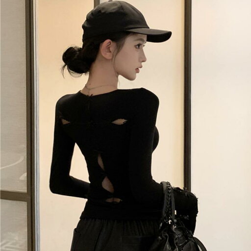 春 コーデ レディース ファッション オシャレ カワイイ シンプル きれいめ ナチュラル 上品カジュアル 婦人服 ブラック リボン Tシャツ スリミング ボトムトップ 春 コーデ レディース ファッション オシャレ カワイイ シンプル きれいめ ナチュラル 上品カジュアル 婦人服 ブラック リボン Tシャツ スリミング ボトムトップ