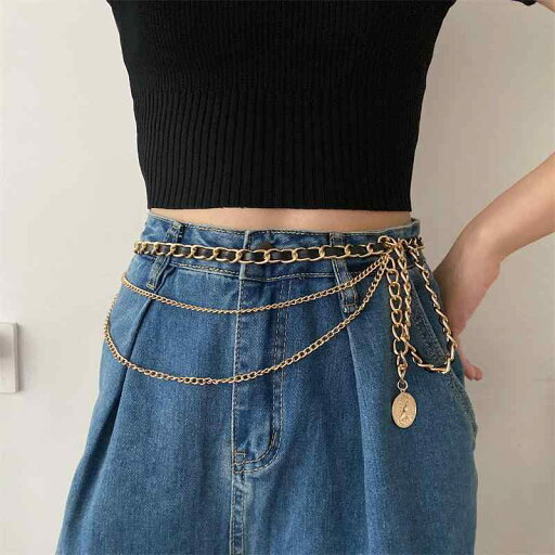 春 コーデ レディース ファッション オシャレ カワイイ シンプル きれいめ ナチュラル 上品カジュアル 婦人服 夏 ウエスト チェーン クラシック シンプル 装飾 ドレス ジーンズ ベルト 細い 春 コーデ レディース ファッション オシャレ カワイイ シンプル きれいめ ナチュラル 上品カジュアル 婦人服 夏 ウエスト チェーン クラシック シンプル 装飾 ドレス ジーンズ ベルト 細い