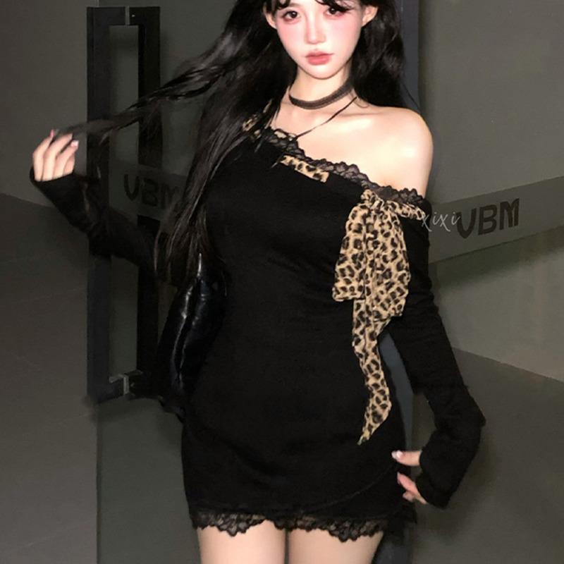 春 コーデ レディース ファッション オシャレ カワイイ シンプル きれいめ ナチュラル 上品カジュアル 婦人服 オフショルダー 長袖 ドレス ウエスト スリミング スカート