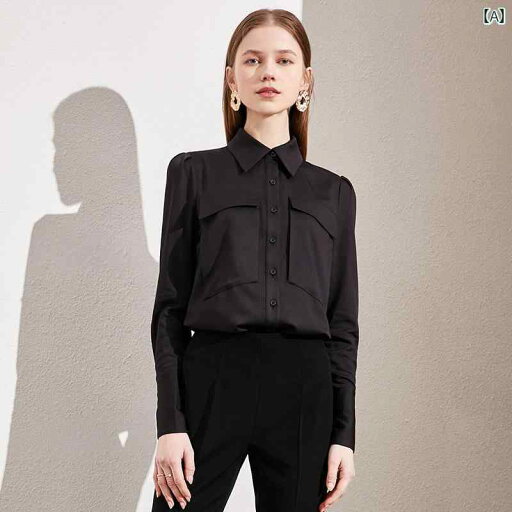 レディース ファッション オシャレ カワイイ 女性用 春 スタイル 黒 シャツ スタイル フレアパンツ 2 点 セット トップ レディース ファッション オシャレ カワイイ 女性用 春 スタイル 黒 シャツ スタイル フレアパンツ 2 点 セット トップ