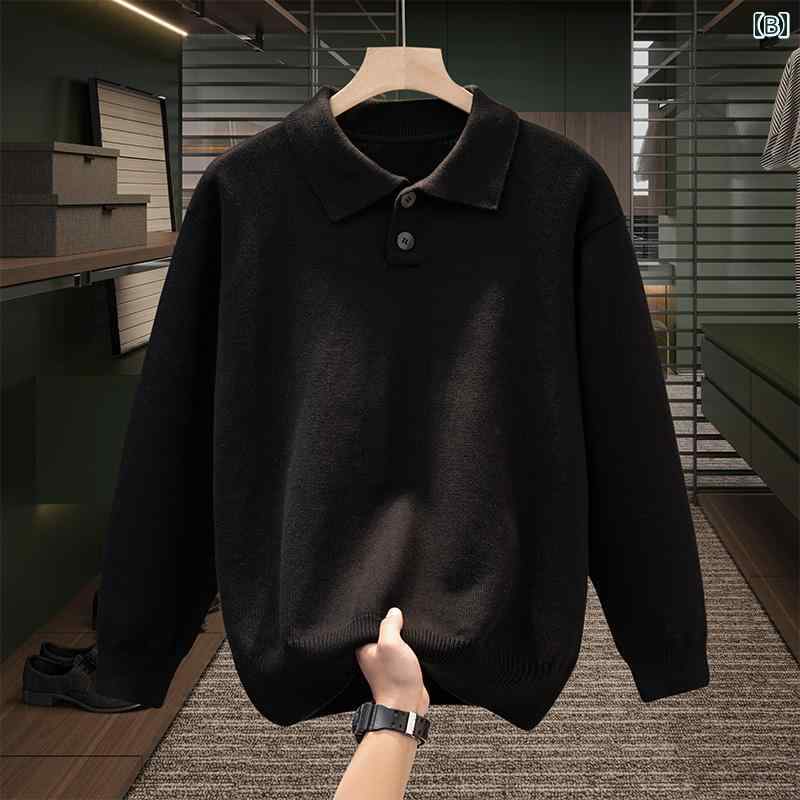 秋　冬コーデ メンズ ファッション 服 男性用 オシャレ シンプル 大人 かっこいい ストリート 綿 セーター ニット セーター 白 ゆったり カジュアル セーター