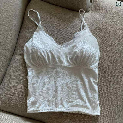 レディース ファッション オシャレ カワイイ 女性用 レトロ レース 夏 ベルベット セクシー キャミソール Vネック アウタートップ レディース ファッション オシャレ カワイイ 女性用 レトロ レース 夏 ベルベット セクシー キャミソール Vネック アウタートップ