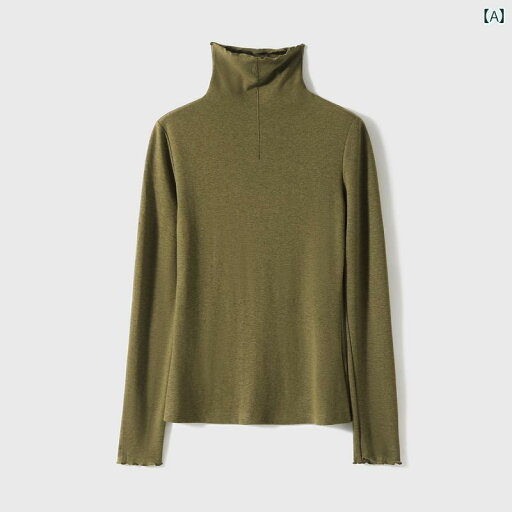 レディース ファッション オシャレ カワイイ 女性用 リヨセル ウール ネック ボトリング トップス レディース ファッション オシャレ カワイイ 女性用 リヨセル ウール ネック ボトリング トップス