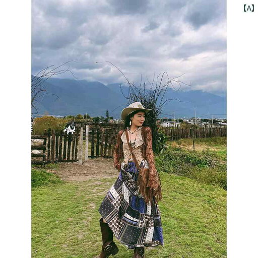 レディース ファッション オシャレ カワイイ 女性用 レトロ 花柄 ボヘミアン エスニックハイウエスト スカート ウエスト Aライン スカート レディース ファッション オシャレ カワイイ 女性用 レトロ 花柄 ボヘミアン エスニックハイウエスト スカート ウエスト Aライン スカート