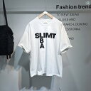 メンズ ファッション オシャレ 男性用 シンプル 大人 かっこいい カジュアル ストリート ヒップホップ HipHop 夏 半袖 厚手 綿 アメカジ 半袖 レター T シャツ トップス 半袖