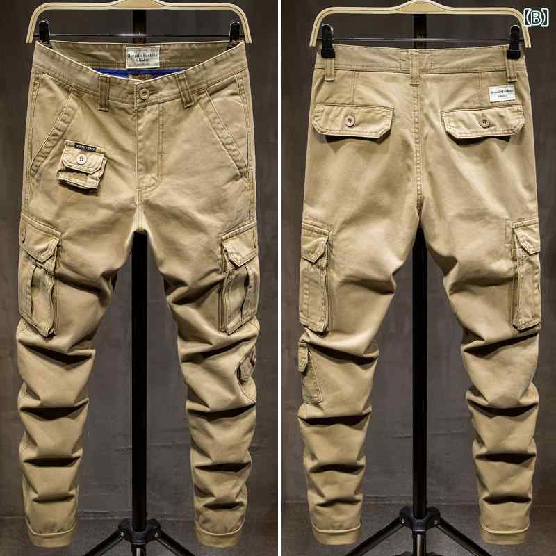 メンズ ファッション オシャレ 男性用 シンプル 大人 かっこいい カジュアル ストリート ヒップホップ HipHop 黒 スリムフィット パンツ 綿 パンツ