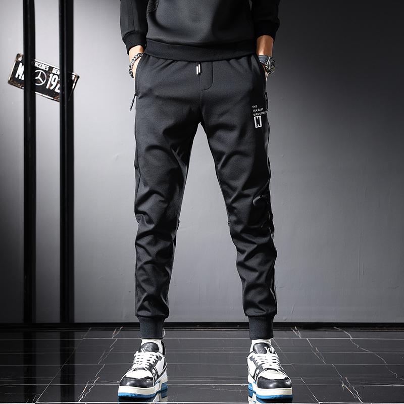 メンズ ファッション オシャレ 男性用 シンプル 大人 かっこいい カジュアル ストリート ヒップホップ HipHop スウェットパンツ ワンピース スリム フィットパンツ パンツ