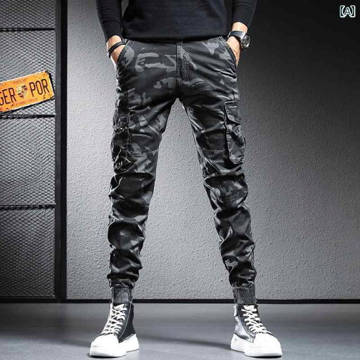 メンズ ファッション オシャレ 男性用 シンプル 大人 かっこいい カジュアル ストリート ヒップホップ HipHop アメカジ 迷彩 パンツ パンツ 綿 パンツ スリム メンズ ファッション オシャレ 男性用 シンプル 大人 かっこいい カジュアル ストリート ヒップホップ HipHop アメカジ 迷彩 パンツ パンツ 綿 パンツ スリム