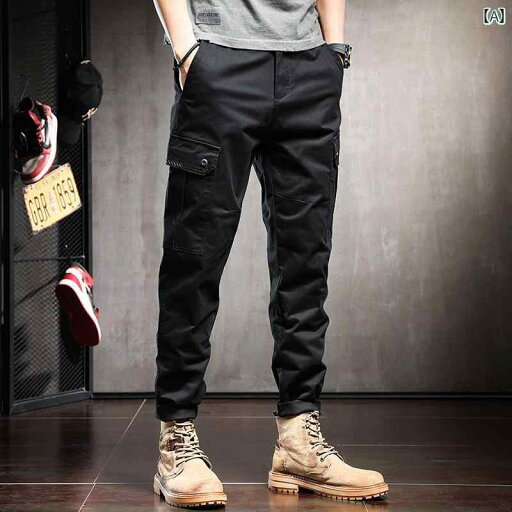 メンズ ファッション オシャレ 男性用 シンプル 大人 かっこいい カジュアル ストリート ヒップホップ HipHop 春 ブラック ルーズ ストレート パンツ ウエスト ゴム パンツ メンズ ファッション オシャレ 男性用 シンプル 大人 かっこいい カジュアル ストリート ヒップホップ HipHop 春 ブラック ルーズ ストレート パンツ ウエスト ゴム パンツ
