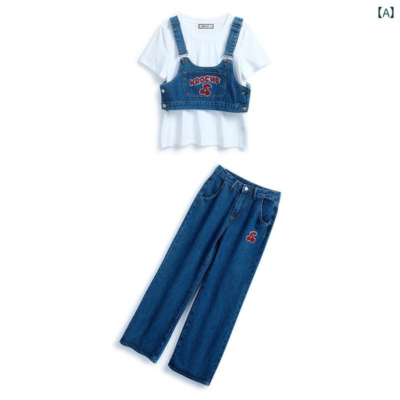 ベーシックTシャツレタードサスペン...