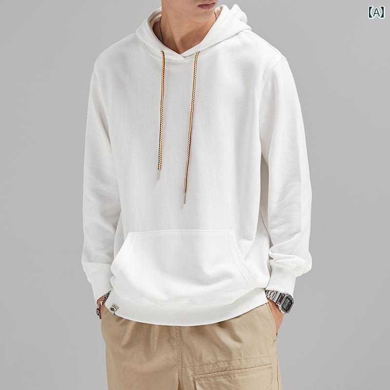 メンズ 男性用 ファッション オシャレ シンプル 大人 かっこいい ストリート ヒップホップ HipHop 白 スウェットシャツ 綿 ストレッチ トップ ピンク ジャケット