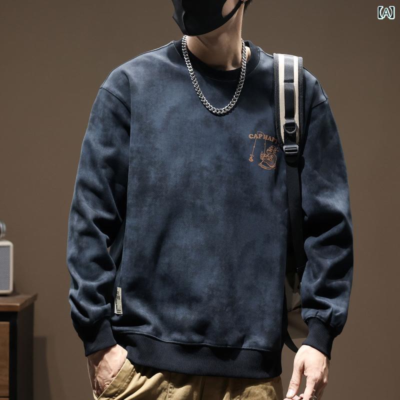 メンズ 男性用 ファッション オシャレ シンプル 大人 かっこいい ストリート ヒップホップ HipHop アメリカン ヘビーウェイト スウェッ..