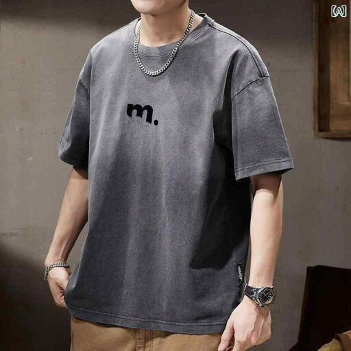 メンズ 男性用 ファッション オシャレ シンプル 大人 かっこいい ストリート ヒップホップ HipHop 夏 綿 半袖 T シャツ 大きいサイズ ヘビー グラデーション 半袖 メンズ 男性用 ファッション オシャレ シンプル 大人 かっこいい ストリート ヒップホップ HipHop 夏 綿 半袖 T シャツ 大きいサイズ ヘビー グラデーション 半袖