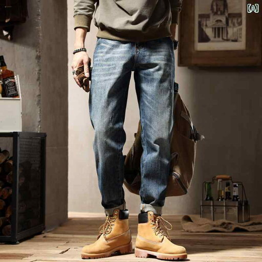 メンズ 男性用 ファッション オシャレ シンプル 大人 かっこいい ストリート ヒップホップ HipHop アメリカン ヘビー ウォッシュ加工 ジーンズ ストレート 春秋 カジュアル ロング パンツ 秋 メンズ 男性用 ファッション オシャレ シンプル 大人 かっこいい ストリート ヒップホップ HipHop アメリカン ヘビー ウォッシュ加工 ジーンズ ストレート 春秋 カジュアル ロング パンツ 秋