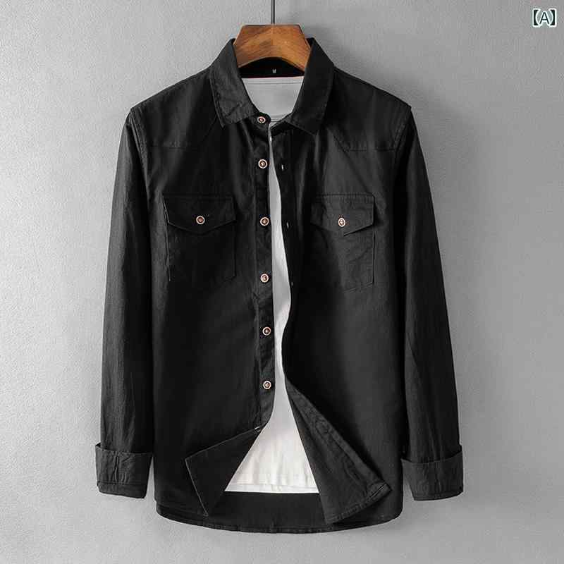 メンズ 男性用 ファッション オシャレ シンプル 大人 かっこいい ストリート ヒップホップ HipHop 春 黒 レトロ ウォッシュ加工 カジュ..