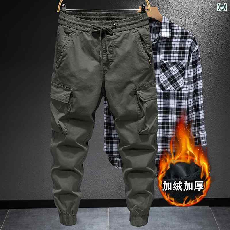 Rakuten - メンズ 男性用 ファッション オシャレ シンプル 大人 かっこいい ストリート ヒップホップ HipHop 春秋 アメリカン カジュアル アウトドア マルチ パンツ