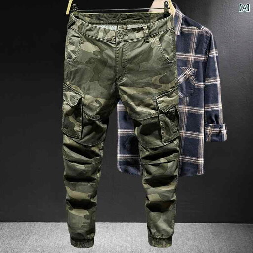 メンズ 男性用 ファッション オシャレ シンプル 大人 かっこいい ストリート ヒップホップ HipHop 春秋 迷彩 スリムフィット アウトドア パンツ カジュアル パンツ メンズ 男性用 ファッション オシャレ シンプル 大人 かっこいい ストリート ヒップホップ HipHop 春秋 迷彩 スリムフィット アウトドア パンツ カジュアル パンツ