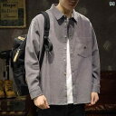 メンズ 男性用 ファッション オシャレ シンプル 大人 かっこいい ストリート ヒップホップ HipHop シャツ ジャケット 春秋 紳士服 秋 カジュアル シャツ トップ 服