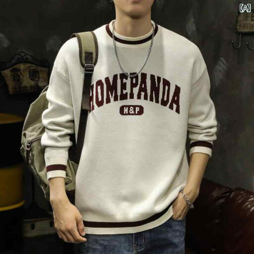 メンズ 男性用 ファッション オシャレ シンプル 大人 かっこいい ストリート ヒップホップ HipHop ゆったり ラウンドネック セーター 秋冬 ベース レイヤー ジャケット インナーウェア メンズ 男性用 ファッション オシャレ シンプル 大人 かっこいい ストリート ヒップホップ HipHop ゆったり ラウンドネック セーター 秋冬 ベース レイヤー ジャケット インナーウェア