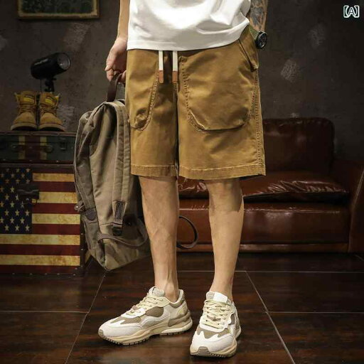 メンズ 男性用 ファッション オシャレ シンプル 大人 かっこいい ストリート ヒップホップ HipHop 大きい ポケット デザイン アメリカン レトロ カーゴ 夏 カジュアル ミッド パンツ 薄手 クォーター パンツ メンズ 男性用 ファッション オシャレ シンプル 大人 かっこいい ストリート ヒップホップ HipHop 大きい ポケット デザイン アメリカン レトロ カーゴ 夏 カジュアル ミッド パンツ 薄手 クォーター パンツ