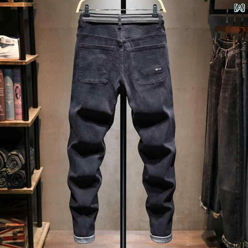 メンズ 男性用 ファッション オシャレ シンプル 大人 かっこいい ストリート ヒップホップ HipHop スモール ストレート ジーンズ 春 スタイル カジュアル プレミアム ストレッチ パンツ メンズ 男性用 ファッション オシャレ シンプル 大人 かっこいい ストリート ヒップホップ HipHop スモール ストレート ジーンズ 春 スタイル カジュアル プレミアム ストレッチ パンツ