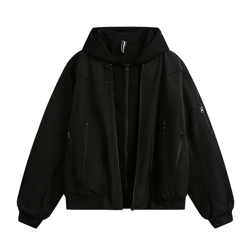 メンズ ファッション 服 用 オシャレ シンプル 大人 かっこいい 大きいサイズ ストリート 紳士服 アメリカン レトロ フード付き ジャケット ゆったり カジュアル メンズ ファッション 服 用 オシャレ シンプル 大人 かっこいい 大きいサイズ ストリート 紳士服 アメリカン レトロ フード付き ジャケット ゆったり カジュアル