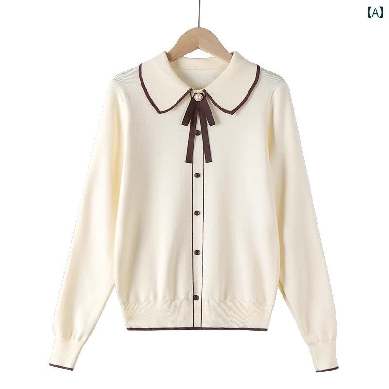 春 コーデ レディース ファッション オシャレ カワイイ シンプル きれいめ ナチュラル 上品カジュアル 婦人服 インナー 防寒 ニット レイヤリング シャツ スリミング セーター