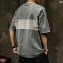 メンズ 男性用 ファッション オシャレ シンプル 大人 かっこいい ストリート ヒップホップ HipHop アメリカンン 半袖 夏 ゆったり 大きいサイズ カジュアル ハーフ袖 T シャツ