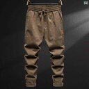 メンズ 男性用 ファッション オシャレ シンプル 大人 かっこいい ストリート ヒップホップ HipHop ストレッチ ウエスト カジュアル パンツ 春秋 パンツ ルーズ ストレート コットン ワークパンツ