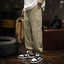 メンズ 男性用 ファッション オシャレ シンプル 大人 かっこいい ストリート ヒップホップ HipHop 夏 アイスシルク 薄手 通気性 ロング パンツ ルーズ スポーツ カジュアル