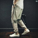 メンズ 男性用 ファッション オシャレ シンプル 大人 かっこいい ストリート ヒップホップ HipHop 夏 薄手 カジュアル パンツ ゆったり パンツ 大きいサイズ パンツ