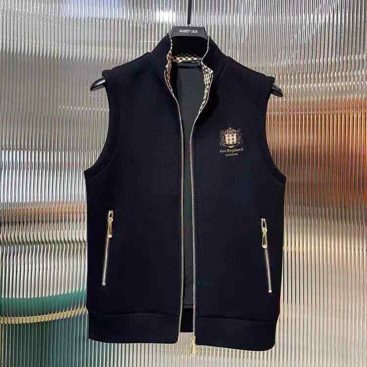 メンズ ファッション 服 用 オシャレ シンプル 大人 かっこいい 大きいサイズ ストリート 紳士服 夏 ハイエンド ベスト ジャケット スリムフィット スタンドカラー ジッパー カジュアル