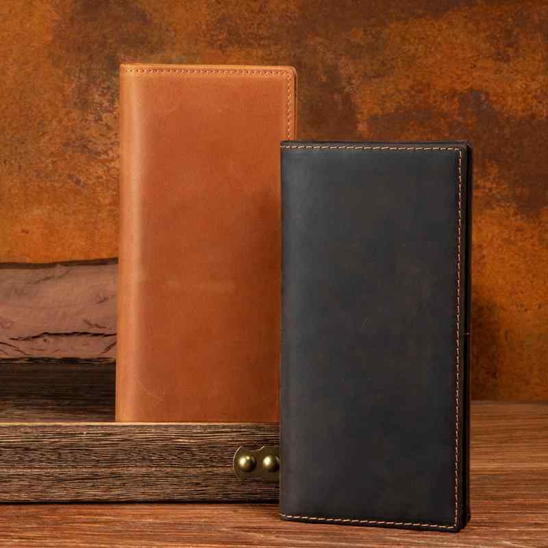 メンズ 鞄 カバン バック ファッション オシャレ アイテム 小物 メンズ レトロ レザー 長財布 最上層牛革 マルチ カードスロット クラシック 財布