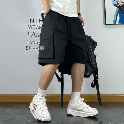 メンズ 男性用 ファッション オシャレ シンプル 大人 かっこいい ストリート ヒップホップ HipHop マルチ ポケット カーゴ 夏 緩い ロゴ カジュアル スポーツ メンズ 男性用 ファッション オシャレ シンプル 大人 かっこいい ストリート ヒップホップ HipHop マルチ ポケット カーゴ 夏 緩い ロゴ カジュアル スポーツ