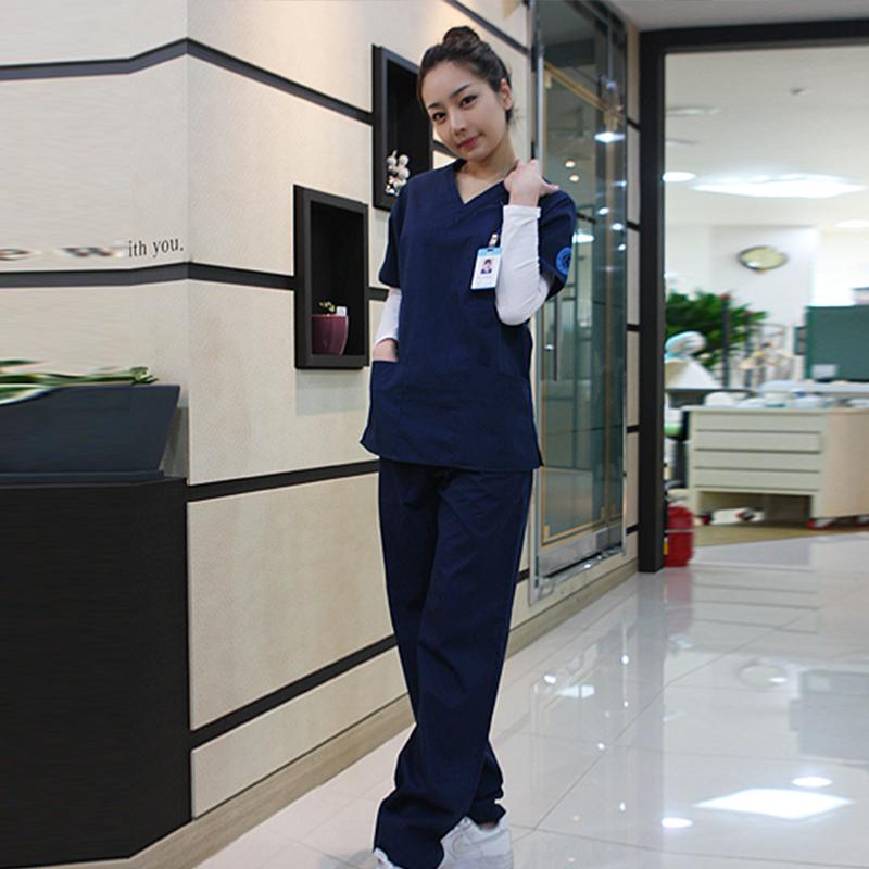 レディース ファッション 業務 ユニフォーム 制服 コスプレ衣装 韓国スタイル 服 半袖 美容 整形 外科 病院 スーツ 美容院 看護師 衣装